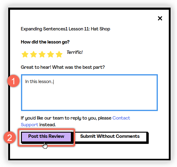 MW_K-1 Lesson_Provide Lesson Feedback.png